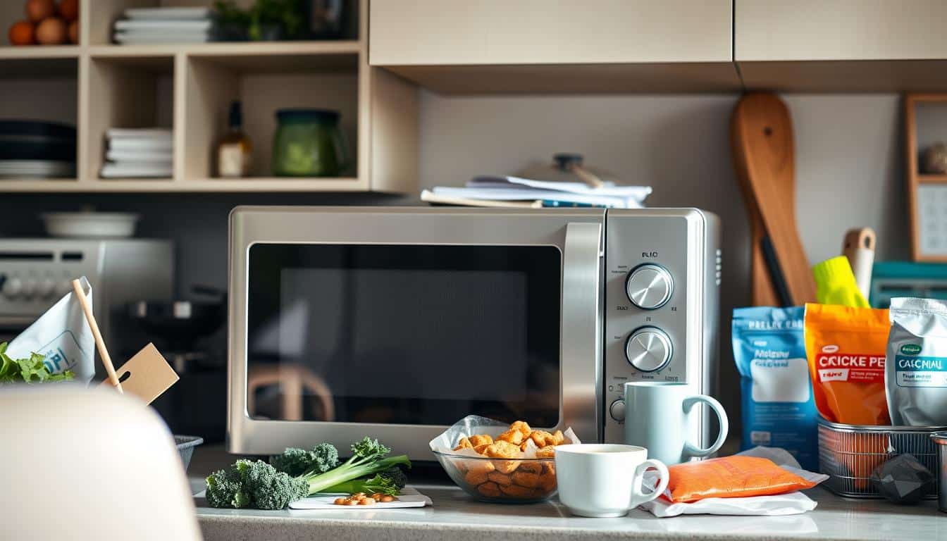 Microwave cooking for quick meals