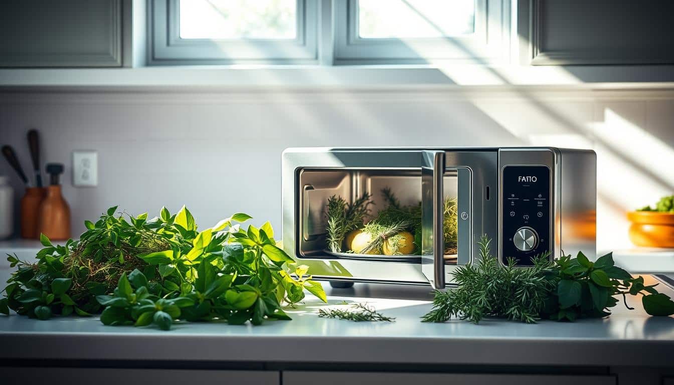 fresh herbs microwave cooking