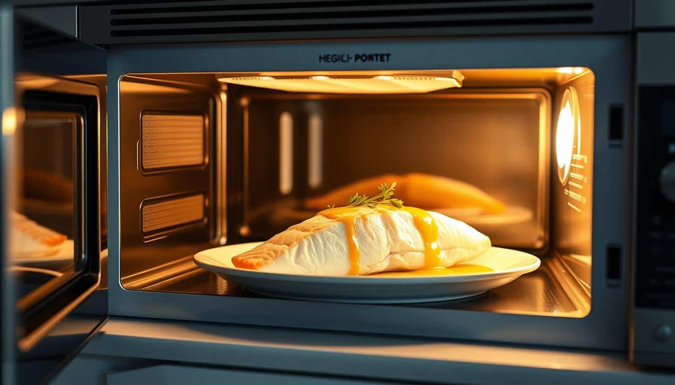 microwave fish cooking