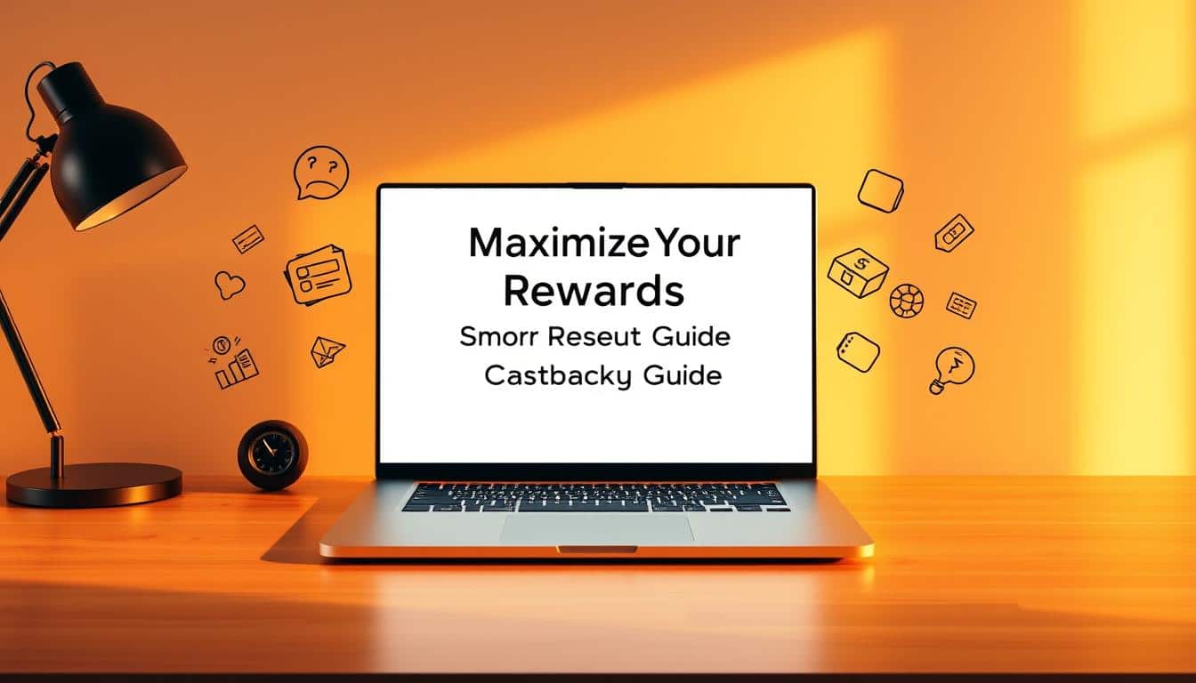 Maximize Your Rewards: Discover and PayPal Cashback Guide. A sleek, minimalist desktop scene bathed in warm, golden light. At the center, a laptop displays the section title against a clean, white background. Surrounding the laptop are stylized icons and illustrations, hinting at the rewards, cashback, and financial themes. The desktop surface is made of a smooth, natural wood grain, conveying a sense of sophistication. Subtle reflections and shadows add depth and dimensionality. The overall mood is one of productivity, efficiency, and the joy of maximizing one's financial opportunities.