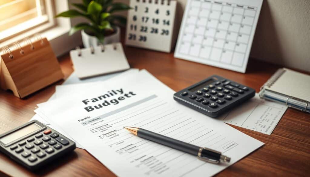 como montar um orçamento familiar